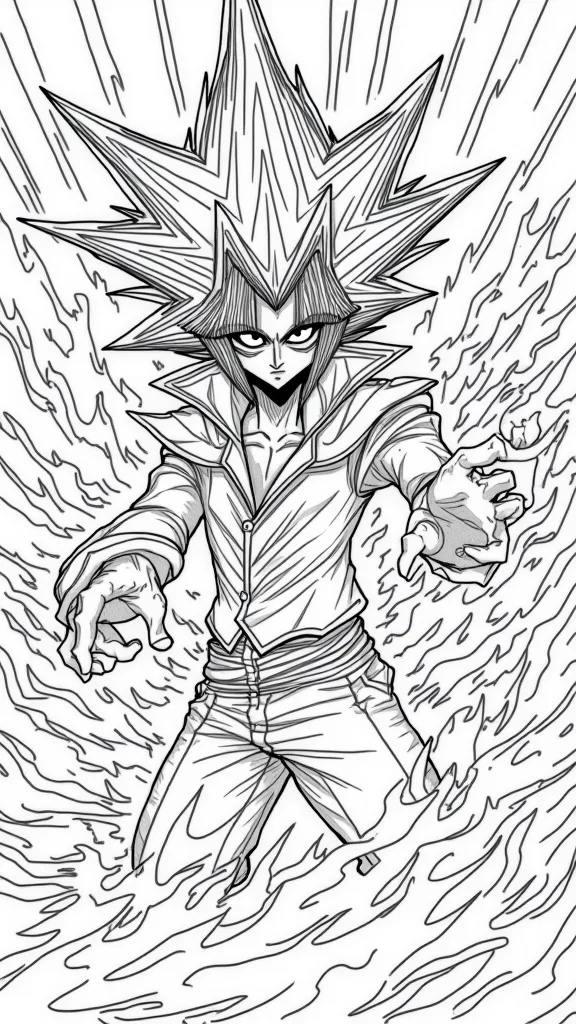 coloring pages yugioh